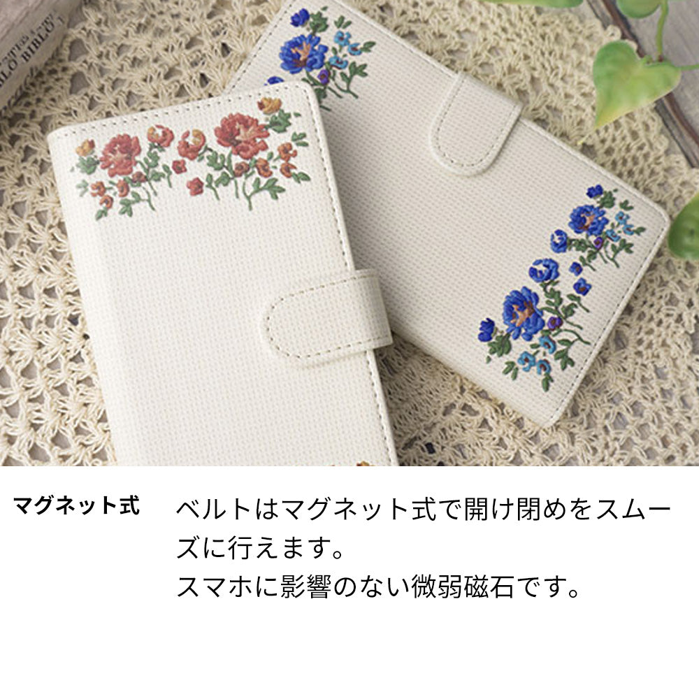 iPhone 18 Pro スマホケース 手帳型 全機種対応 花刺繍風 UV印刷 耐衝撃