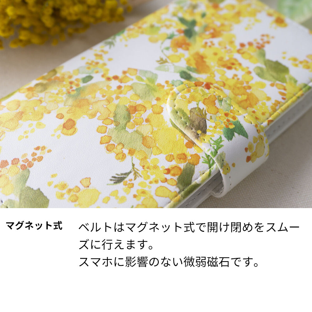 iPhone 18 Pro スマホケース 手帳型 水彩風 花 UV印刷 耐衝撃
