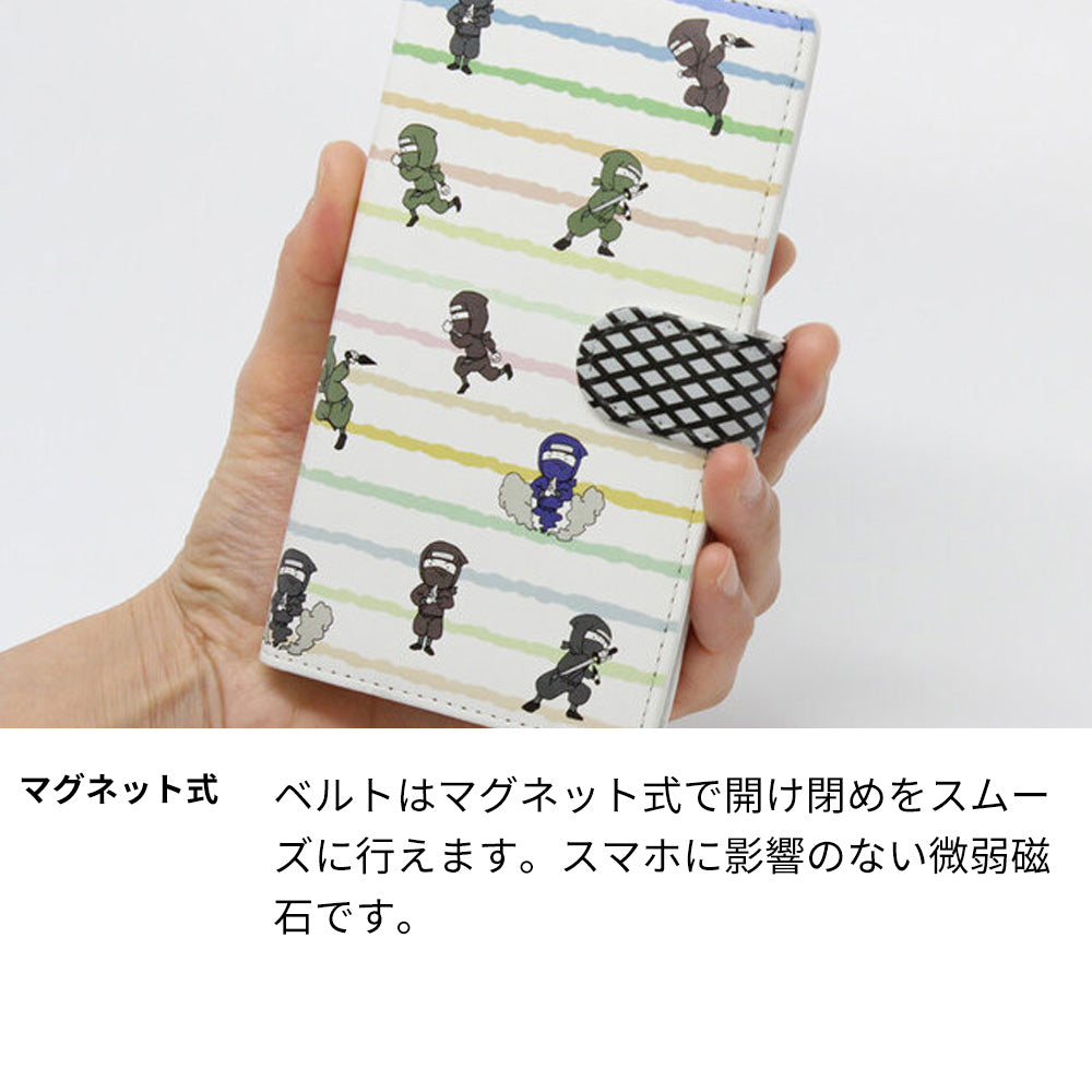 iPhone 18 Pro スマホケース 手帳型 ニンジャ ブンシン 印刷 忍者 ベルト