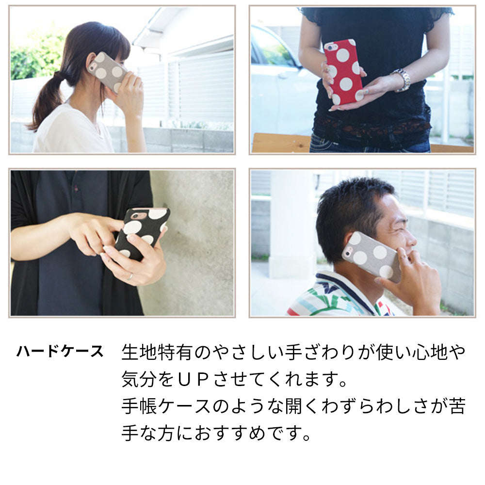 iPhone 18 Pro 水玉帆布まるっと全貼りハードケース