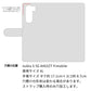 nubia S 5G A403ZT Y!mobile 水玉帆布×本革仕立て 手帳型ケース 耐衝撃