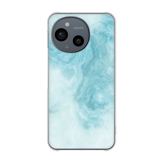 AQUOS sense9 A405SH SoftBank 大理石BK ハードケース 背面印刷