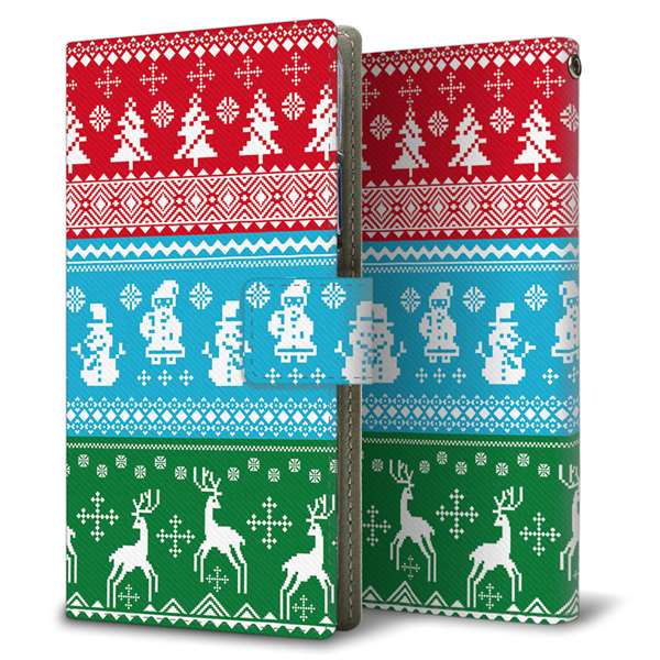 iPhone 18 Pro Max クリスマス 薄型スリム プリント手帳型ケース