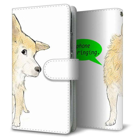 OPPO Reno7 A YE993 ラブドッグ02 通常型 プリント手帳型ケース