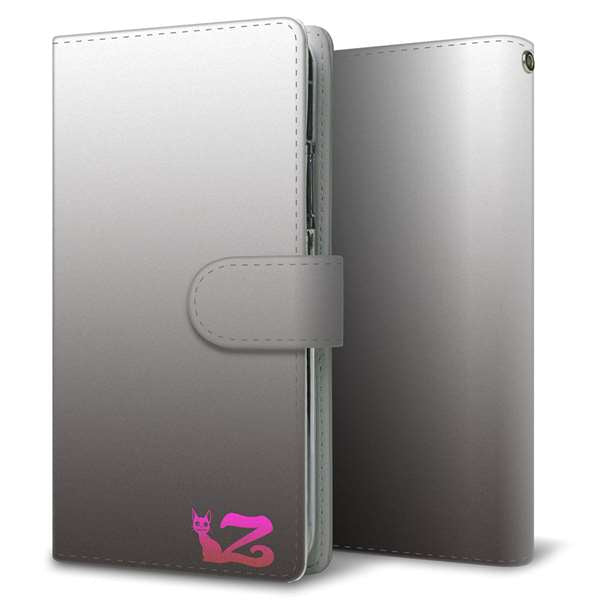 iPhone XS Max 高画質仕上げ プリント手帳型ケース(通常型)【YI867 イニシャル ネコ Z】