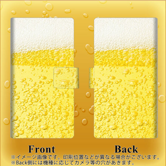 iPhone 7 450 生ビール 薄型スリム プリント手帳型ケース