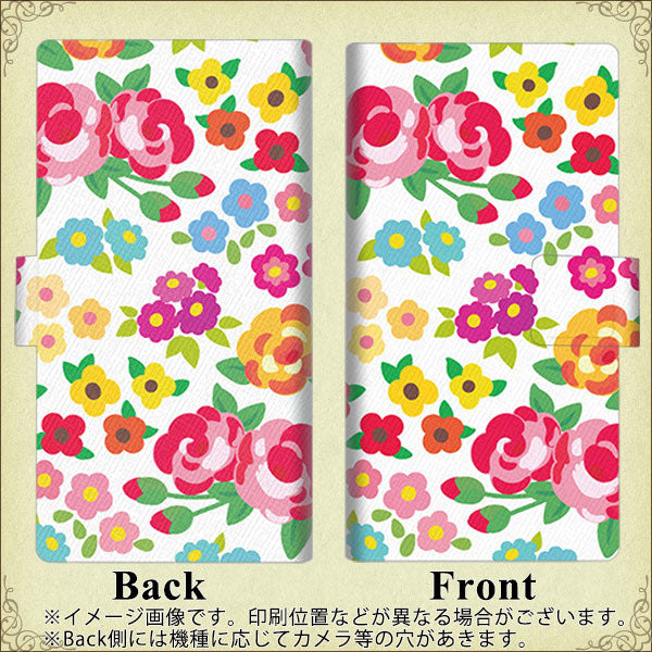 iPhone 18 Pro 776 5月のフラワーガーデン 薄型スリム プリント手帳型ケース
