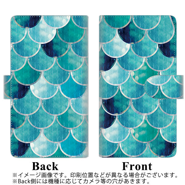 iPhone 18 Pro FD805 ウロコ 通常型 プリント手帳型ケース
