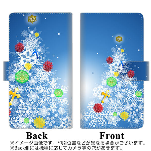 iPhone 18 Pro YJ347 クリスマスツリー 通常型 プリント手帳型ケース