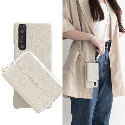 Galaxy A25 5G SC-53F docomo 回転式ミニ財布付きスマホショルダー くすみカラー Simple