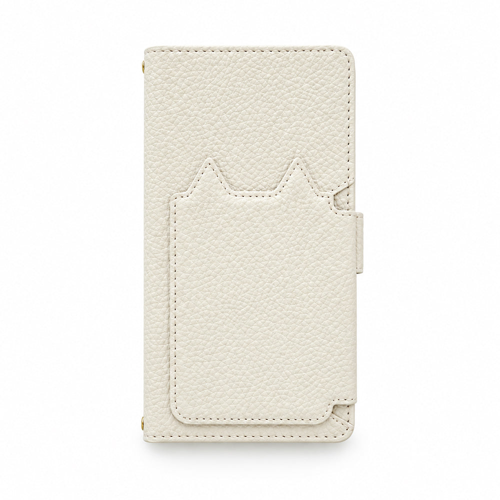 arrows N F-51C docomo クイックカードポケット付き ねこフラップ -クラシック- スマホケース手帳型