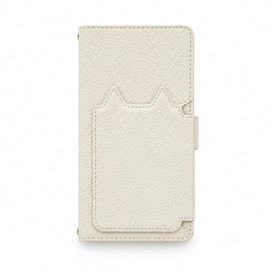 arrows N F-51C docomo クイックカードポケット付き ねこフラップ -クラシック- スマホケース手帳型