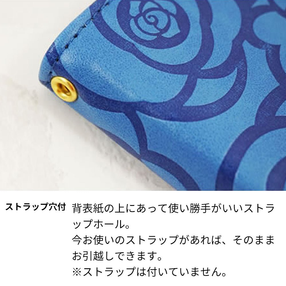 arrows Alpha M08 Rose（ローズ）バラ模様 手帳型ケース 耐衝撃