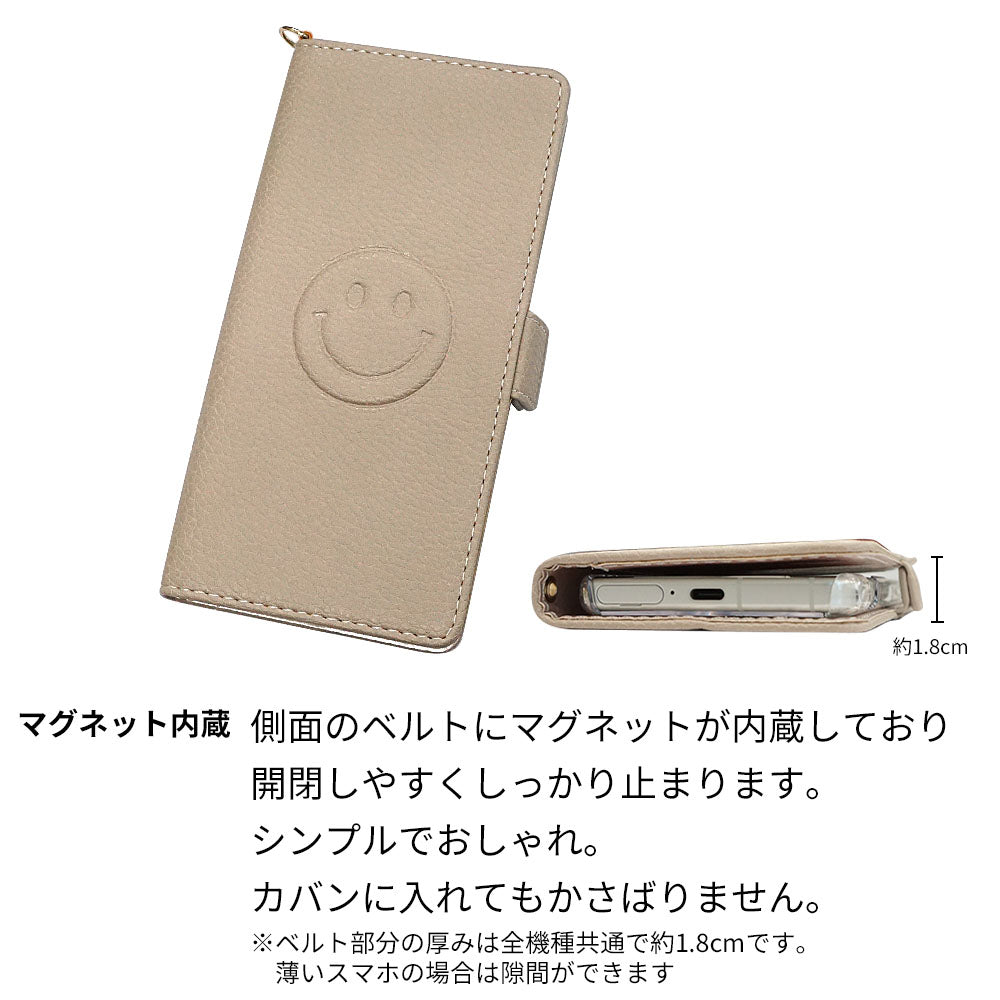 iPhone 18 Pro スマホケース 手帳型 ニコちゃん 耐衝撃