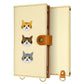 iPhone 18 Pro 刺繍 3匹の猫 手帳型ケース 耐衝撃