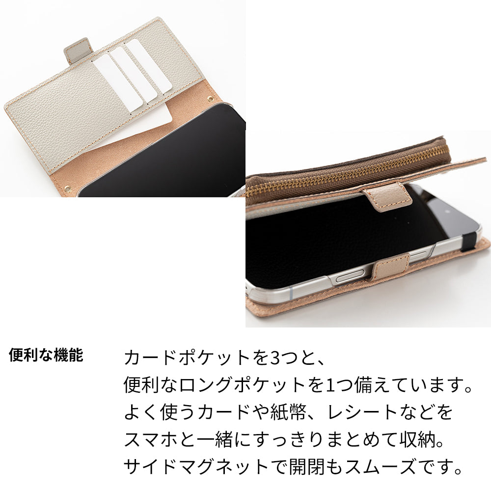 iPhone 18 Pro Max 姫路レザー シュリンクレザー コインケース付き スマホケース 手帳型 本革 サイドマグネット スマホショルダー