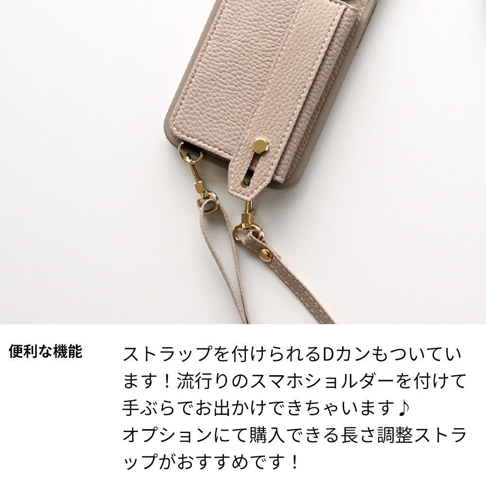 iPhone13 ベルト付き 2つ折りカードケース カラーリアケース