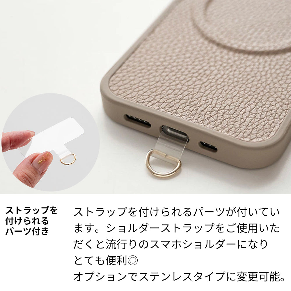 iPhone13 Simple 名入れ MagSafe対応 カラーリアケース マグネット スマホケース