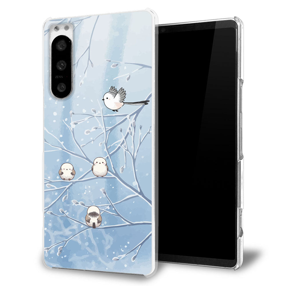 iPhone 18 Pro シマエナガとかわいい時間 透明クリアハードケース