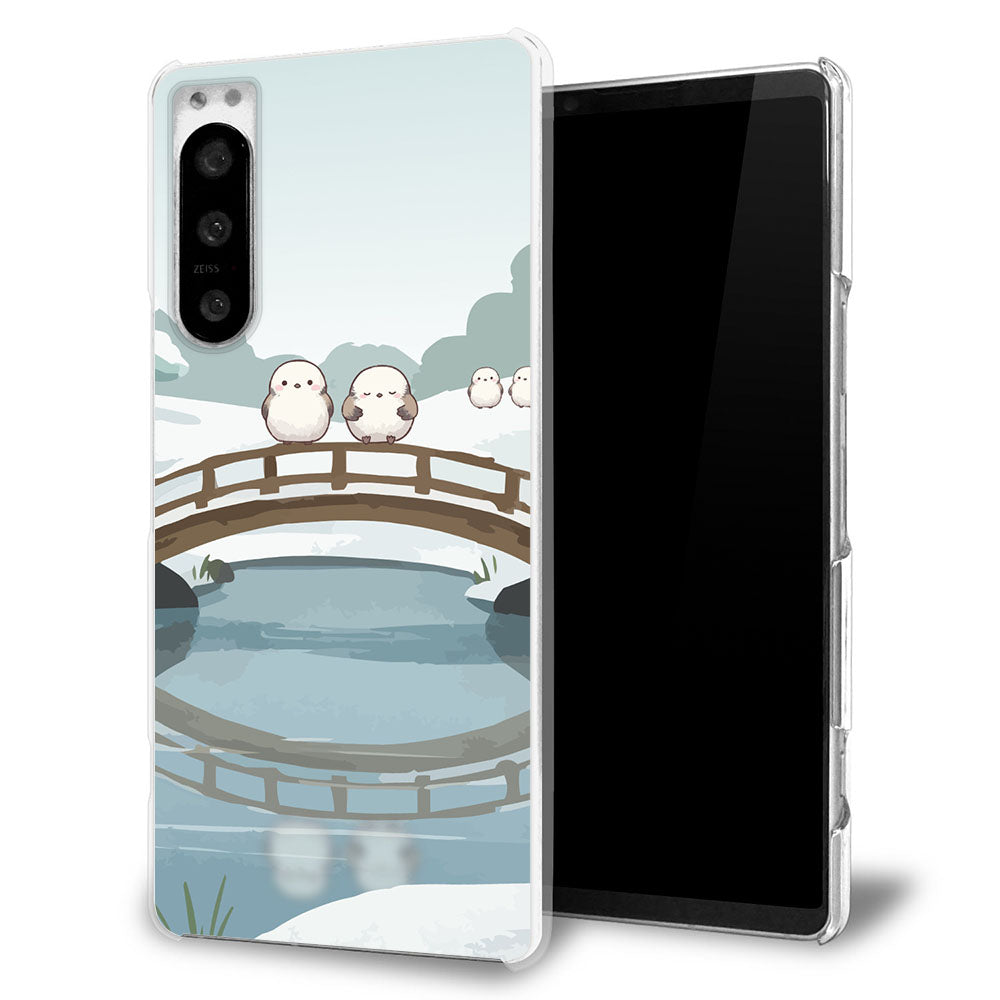 iPhone 17 シマエナガとかわいい時間 透明クリアハードケース