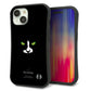 iPhone 15 スマホケース 「SEA Grip」 グリップケース Sライン 【398 黒ネコ】 UV印刷