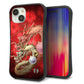 iPhone 15 スマホケース 「SEA Grip」 グリップケース Sライン 【1004 桜と龍】 UV印刷
