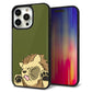 iPhone 15 Pro Max 強化ガラス＆TPUスマホケース ガラプリ【HA304 むぎゅっとライオン】