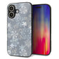 iPhone 16 強化ガラス＆TPUスマホケース ガラプリ【XA801 雪の結晶】