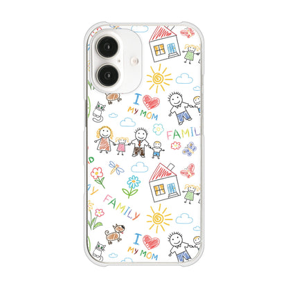 iPhone 16 カップル＆ファミリー ハードケース 背面印刷