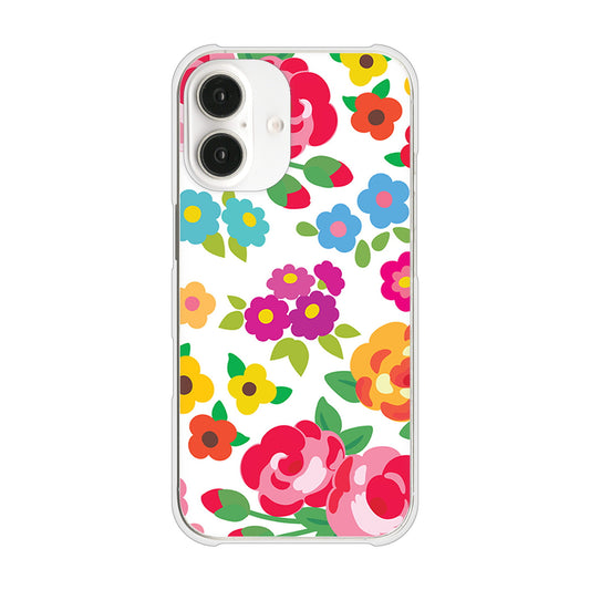 iPhone 16 776 5月のフラワーガーデン ハードケース 背面印刷