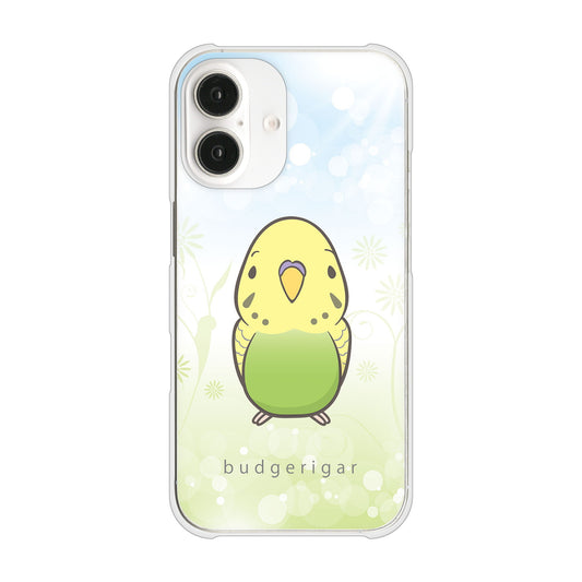 iPhone 16 セキセイインコ ハードケース 背面印刷