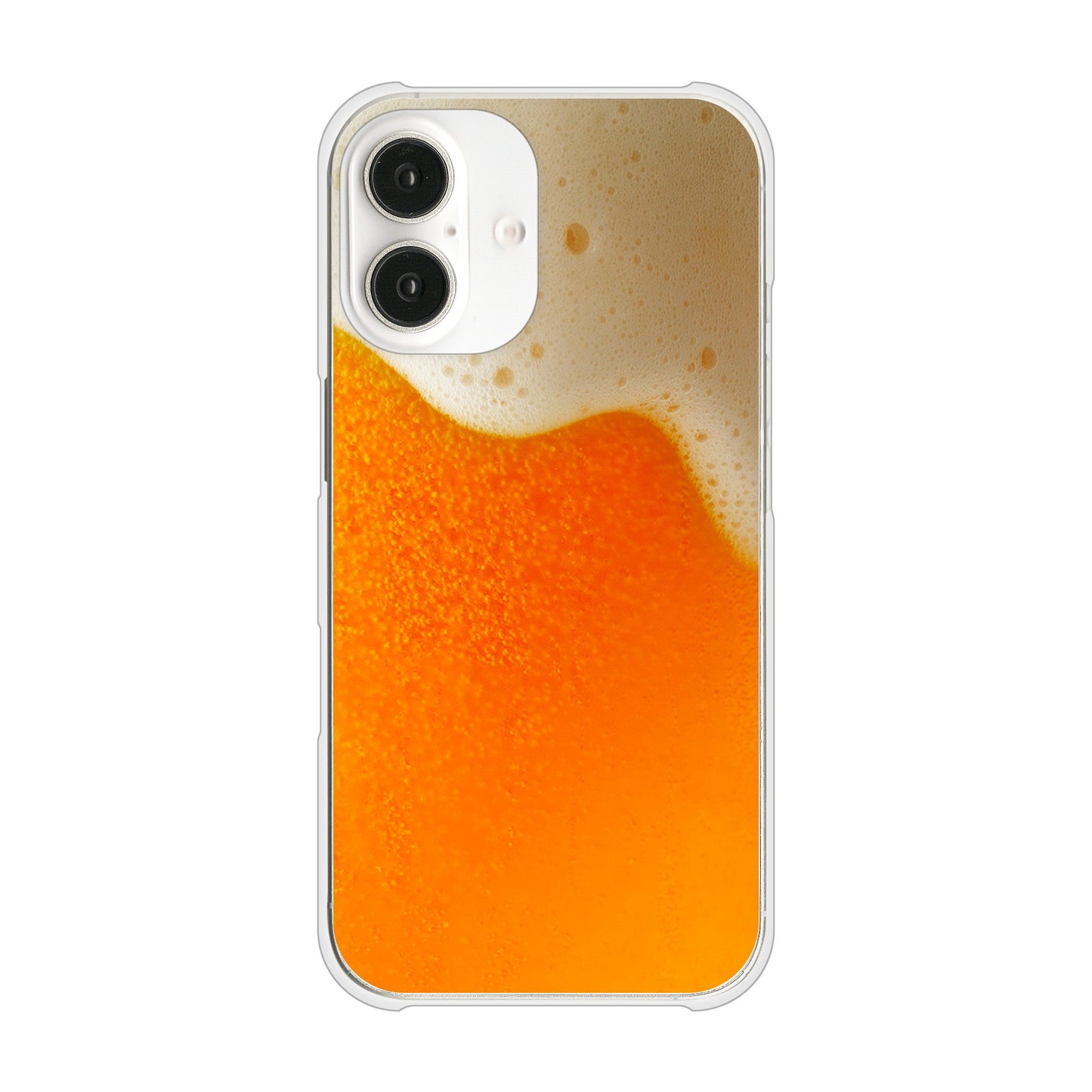 iPhone 16 生ビール ハードケース 背面印刷