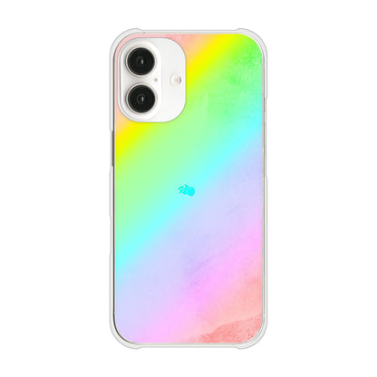 iPhone 16 パステルアート ハードケース 背面印刷