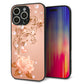 iPhone 16 Pro Max 強化ガラス＆TPUスマホケース ガラプリ【1178 ラブリーローズ】