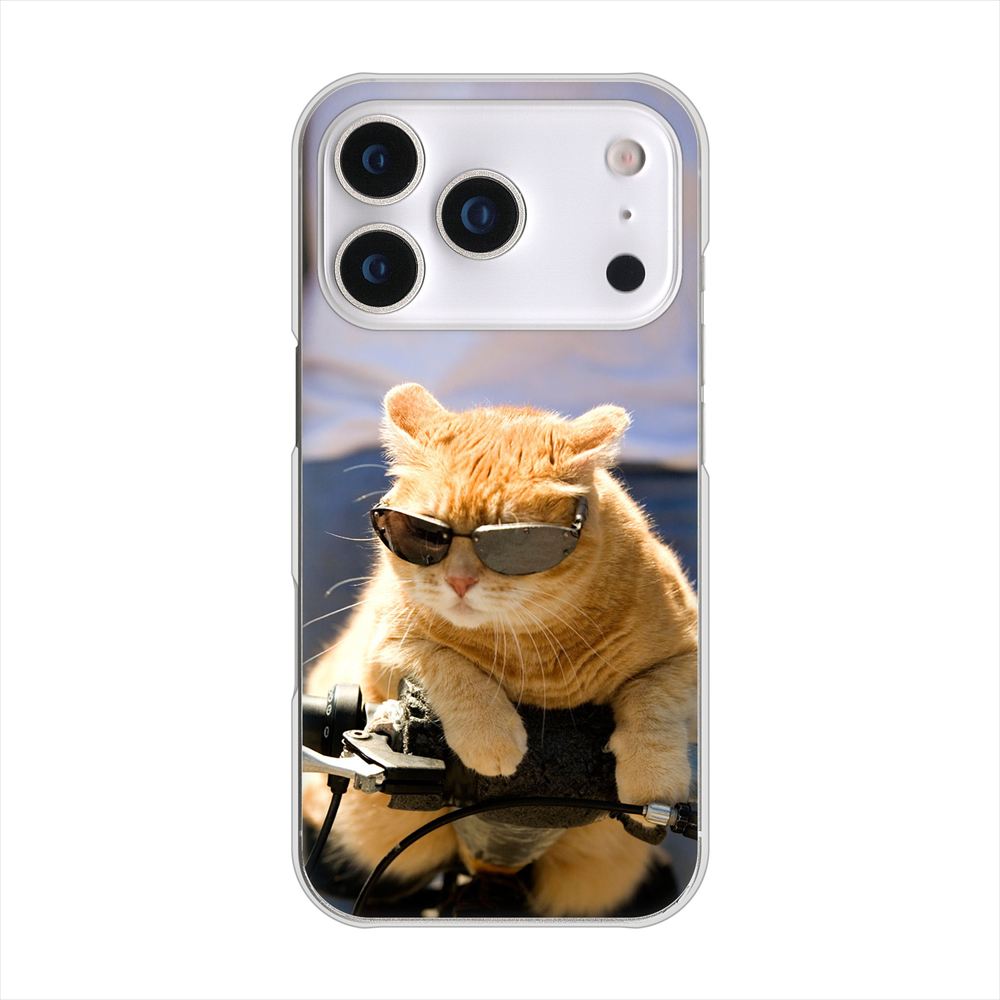 iPhone 18 Pro 高画質仕上げ 背面印刷 ハードケース 【595 にゃんとサイクル】