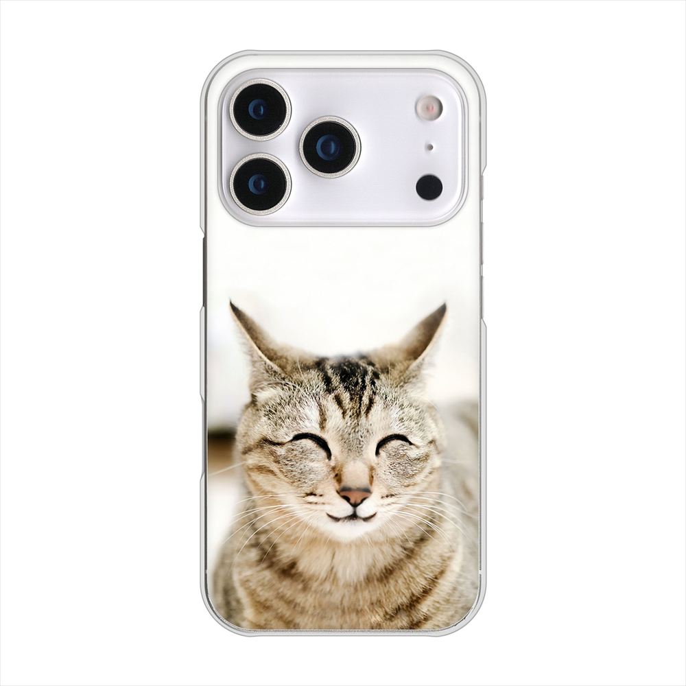 iPhone 18 Pro 高画質仕上げ 背面印刷 ハードケース 【VA801 笑福ねこ】