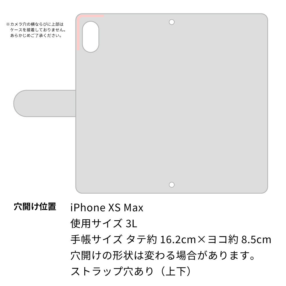 iPhone XS Max クイックカードポケット付き ねこフラップ -クラシック- スマホケース手帳型