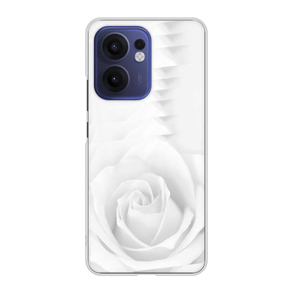 OPPO Reno13 A OPG05 UQ mobile バラ ハードケース 背面印刷