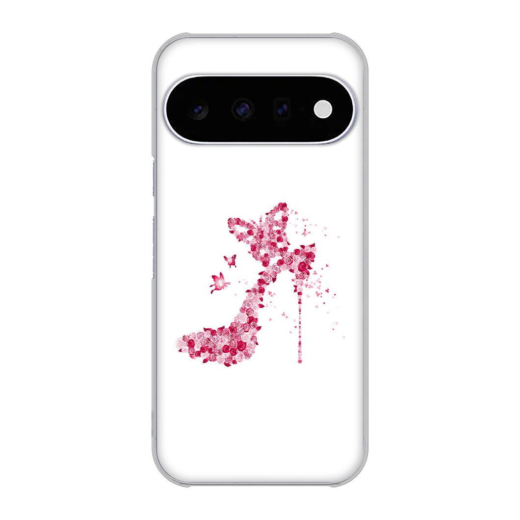 Google Pixel 11 387 薔薇のハイヒール ハードケース 背面印刷