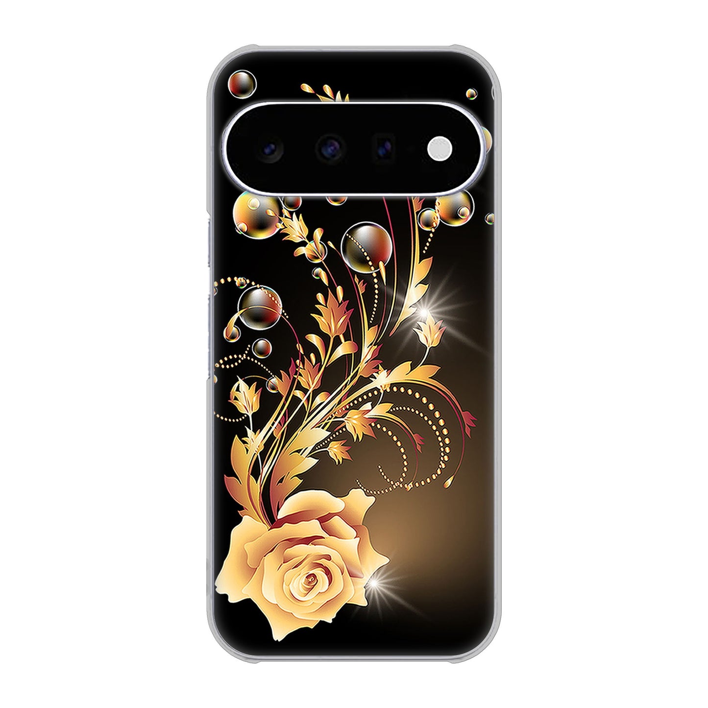 Google Pixel 11 ロマンチックなバラ ハードケース 背面印刷