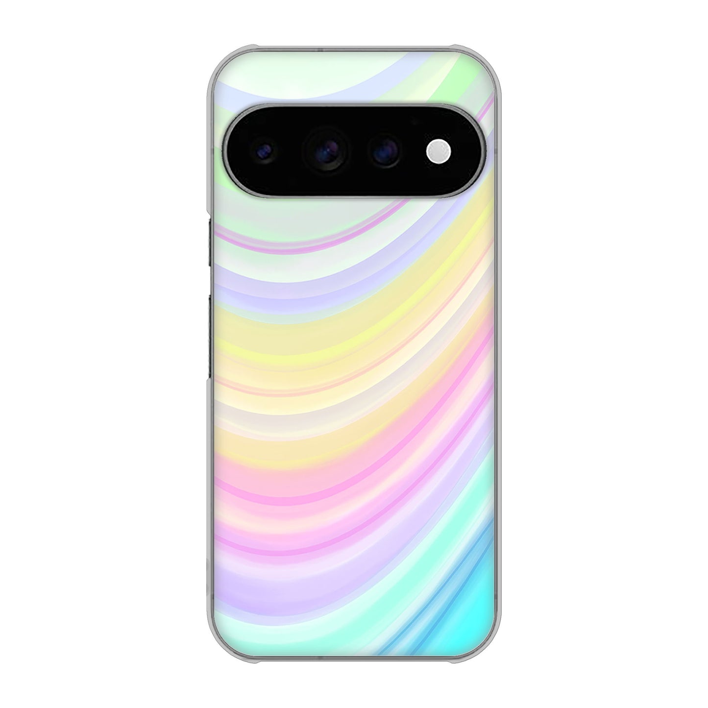 Google Pixel 11 Pro レインボー ハードケース 背面印刷