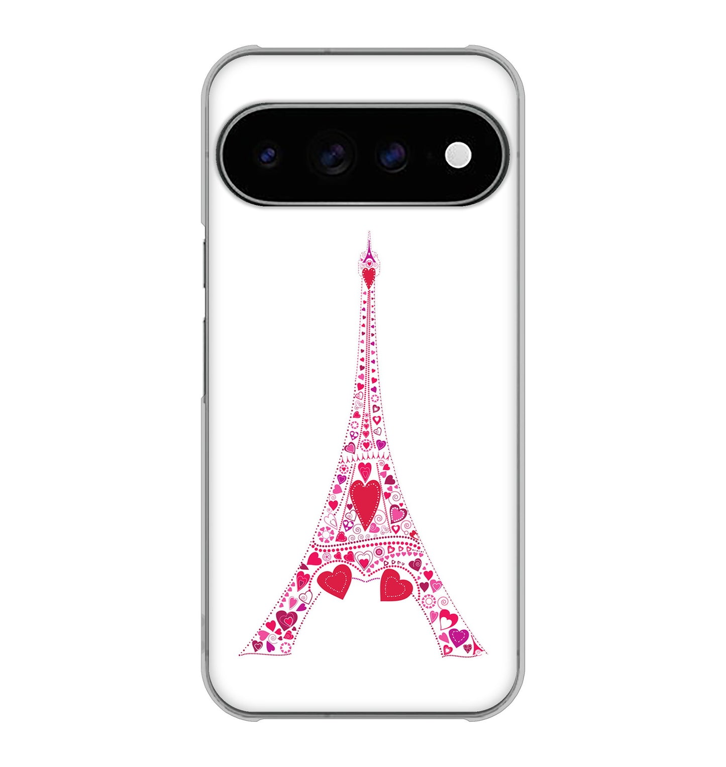 Google Pixel 11 Pro XL LOVE フランス ハードケース 背面印刷