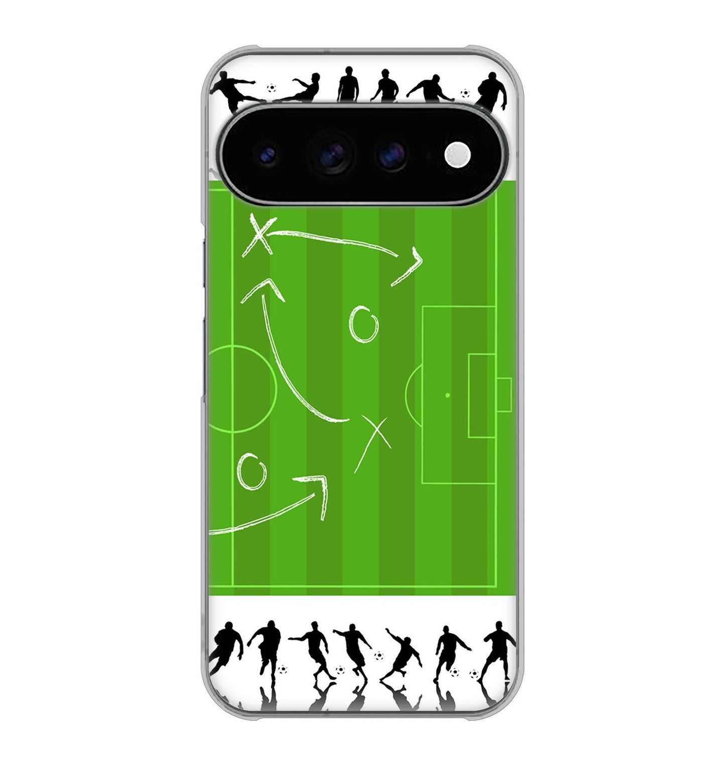 Google Pixel 11 Pro XL 304 サッカー戦略ボード ハードケース 背面印刷