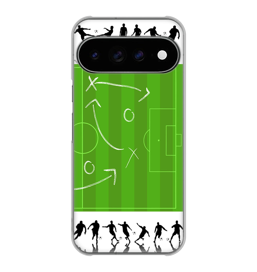 Google Pixel 11 Pro XL 304 サッカー戦略ボード ハードケース 背面印刷
