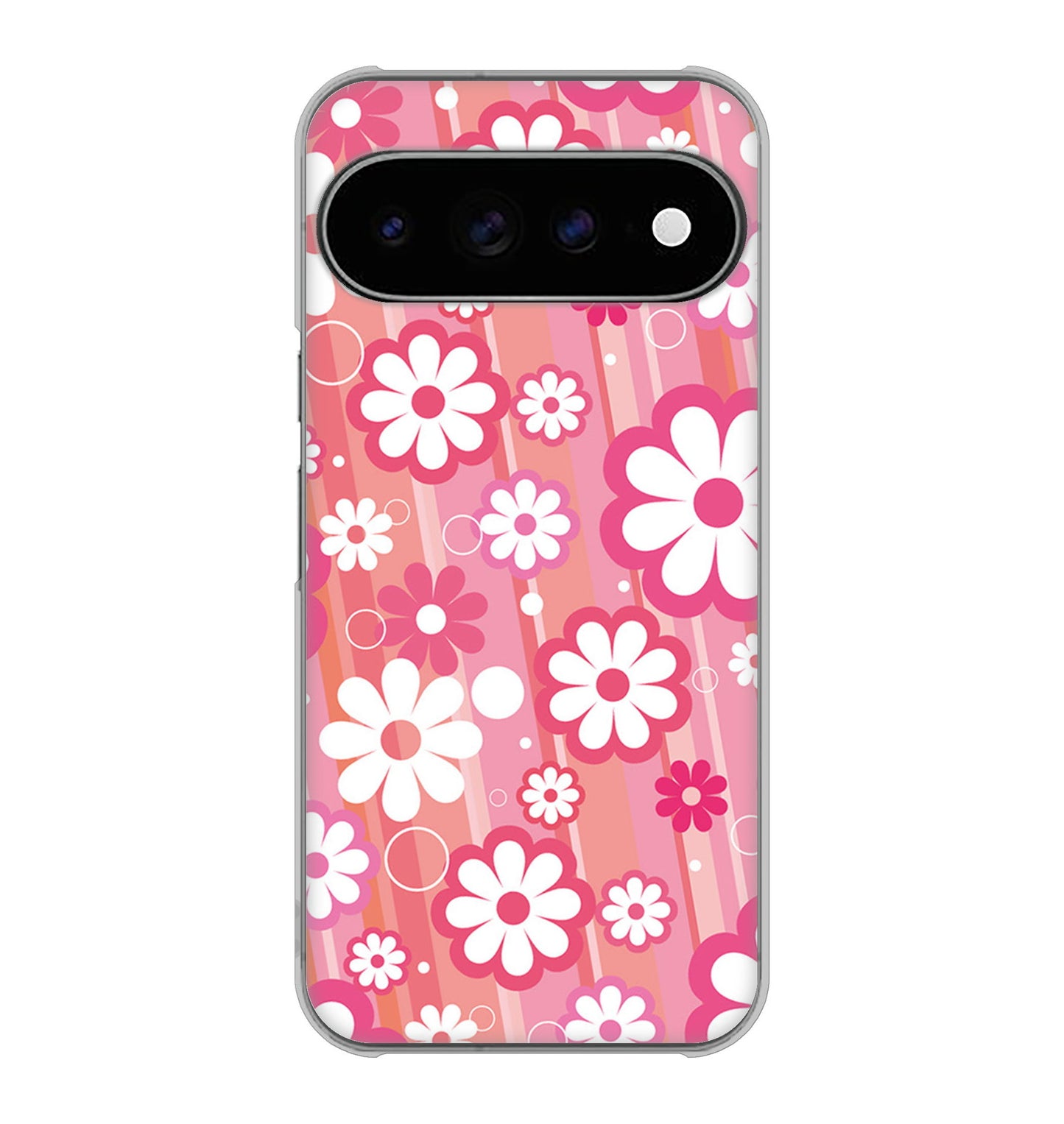 Google Pixel 11 Pro XL 751 マーガレット（ピンク系） ハードケース 背面印刷