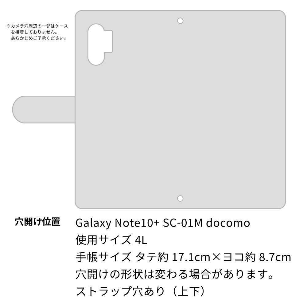 Galaxy Note10+ SC-01M docomo 姫路レザー シュリンクレザー ファスナーポケット付き スマホケース 手帳型 本革 サイドマグネット スマホショルダー
