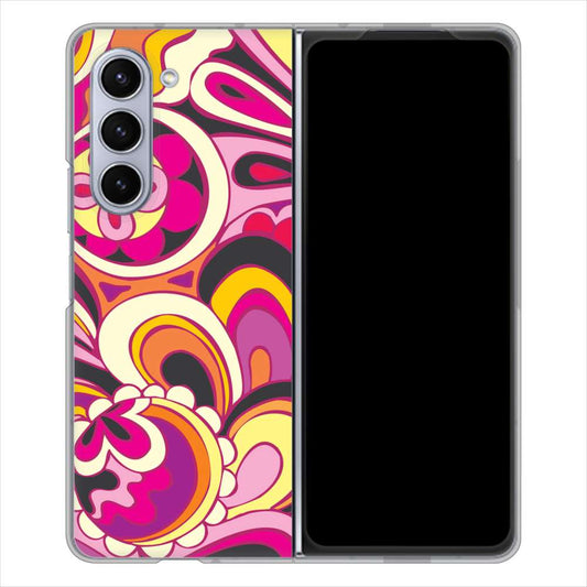 Galaxy Z Fold5 SC-55D docomo 586 ブローアップカラー ハードケース 背面印刷