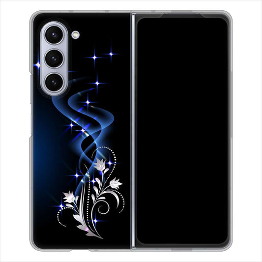 Galaxy Z Fold5 SCG22 au 1278 華より昇る流れ ハードケース 背面印刷