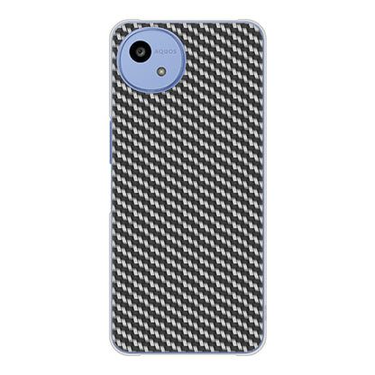 AQUOS wish5 SH-52F docomo カーボン ハードケース 背面印刷