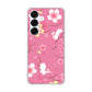 Galaxy S25 SM-S931Z SoftBank 149 桜と白うさぎ ハードケース 背面印刷